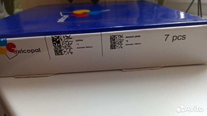 Набор тарелок стекло