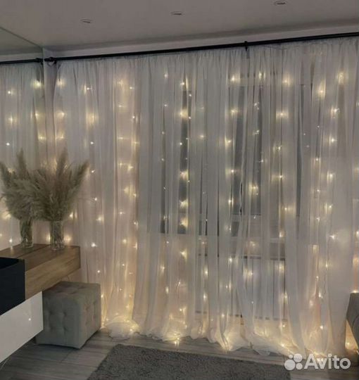 Тюль новая 3м,4м а так же шторы