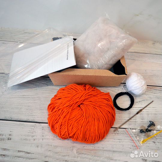 Набор для вязания крючком игрушки Амигуруми корги