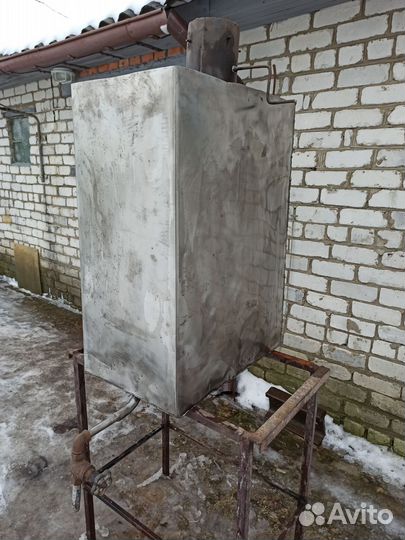 Бак для воды из нержавейки в баню