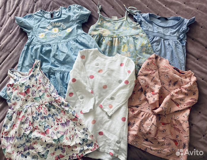 Пакет одежды и обуви для девочки 86-92-98