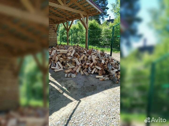 Дрова березовые. Колотые