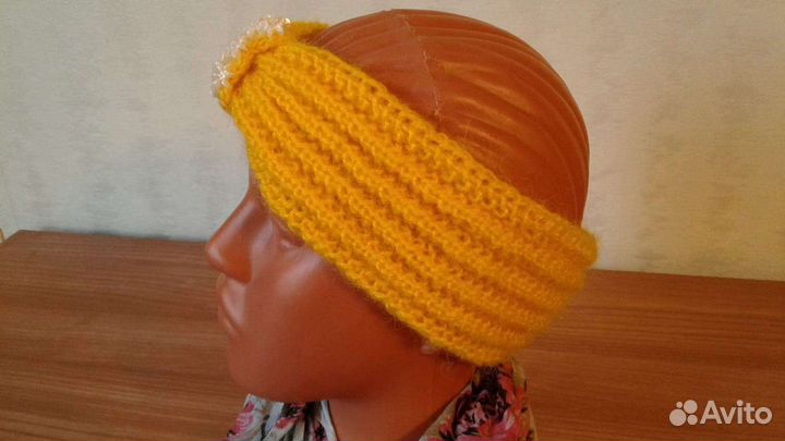 Повязка вязаная