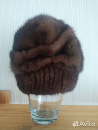 Шапка норковая женская