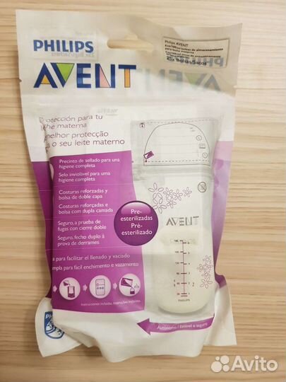 Philips Avent пакеты для молока