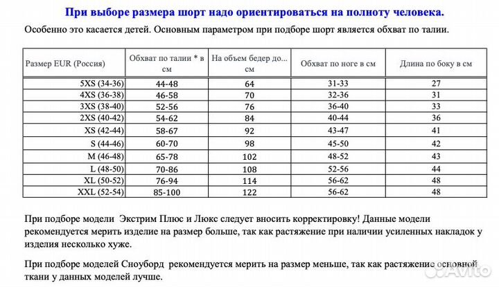 Защитные шорты Бионт Сноуборд