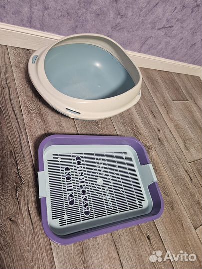 Домик-лежанка для кошки и лотки туалетные