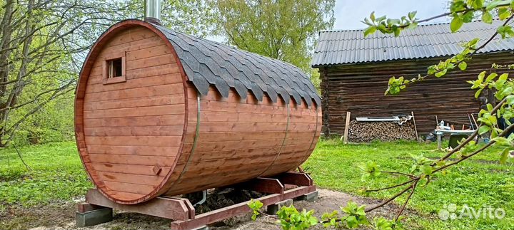 Баня бочка 3 м Устюжна