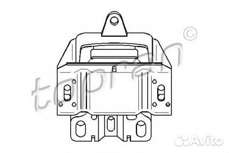 Опора двигателя audi/VW A3/golf IV/bora лев