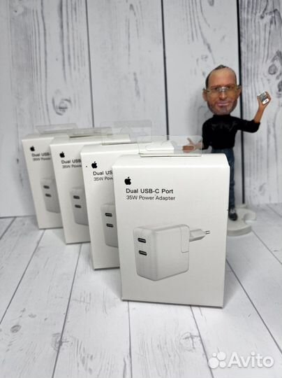 Адаптер питания на 2 Type-C (USB-C)