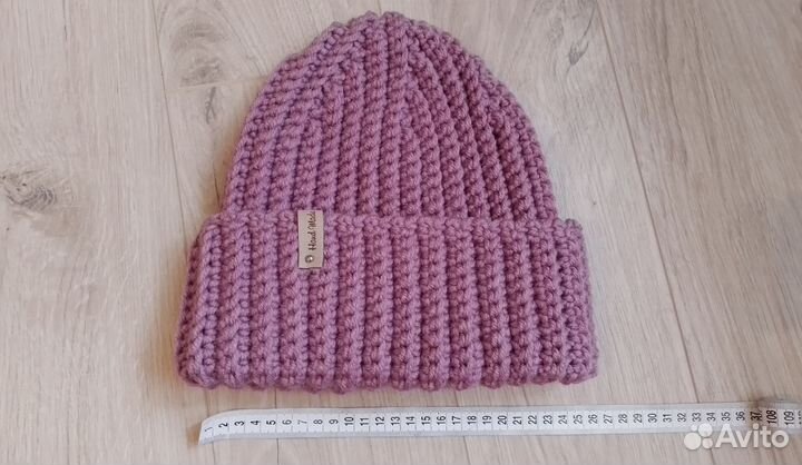 Шапка женская вязаная ручная работа