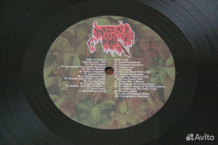 Пластинка Morbid Savouring Autopsy Lust 1 press