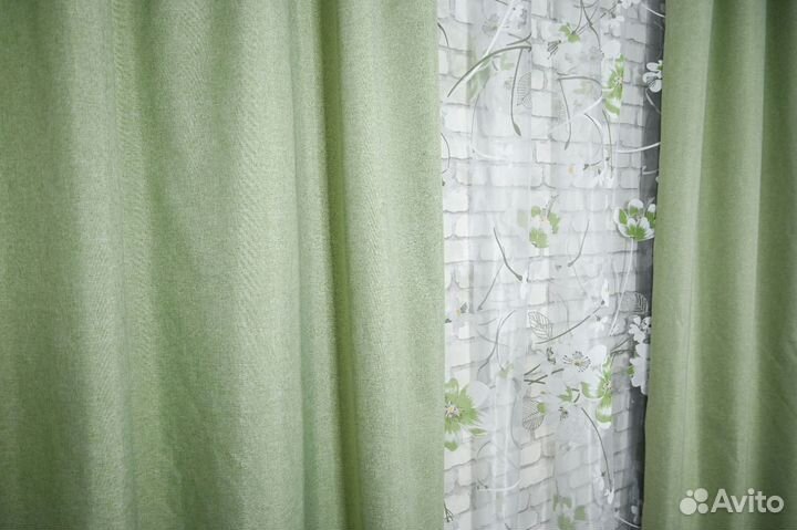 Прямые шторы классические на заказ