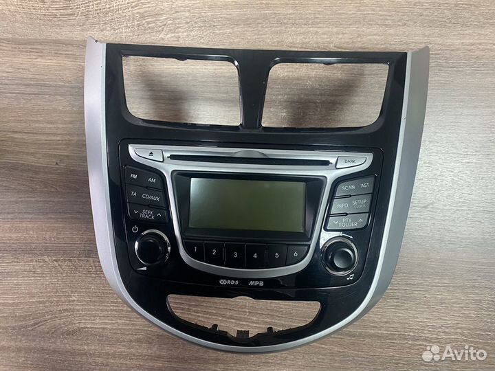 Магнитола штатная Hyundai Solaris