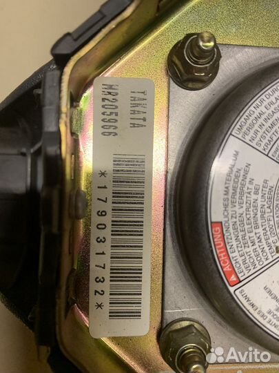 Подушка безопасности руля Mitsubishi