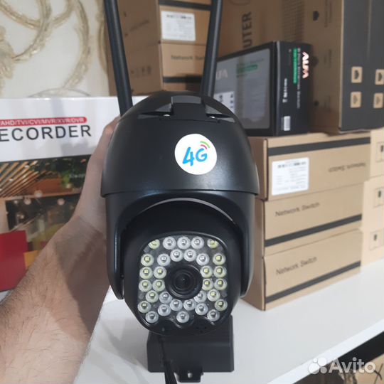 Камера видеонаблюдения 4G с sim-картой