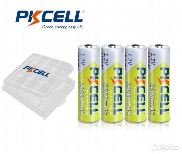 Батарейки аккумуляторные аа Pkcell 2600 mAh