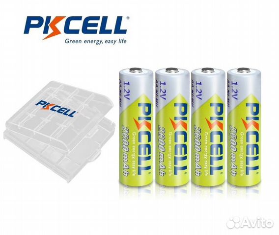 Батарейки аккумуляторные аа Pkcell 2600 mAh