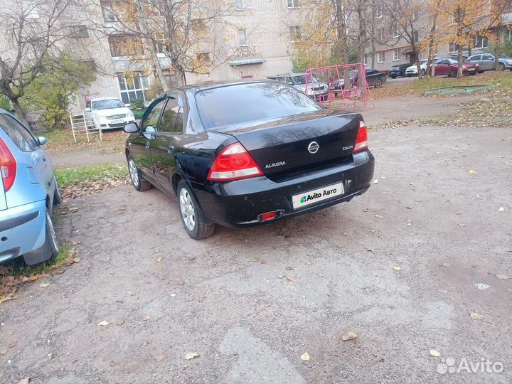 Nissan Almera Classic 1.6 МТ, 2008, 182 000 км