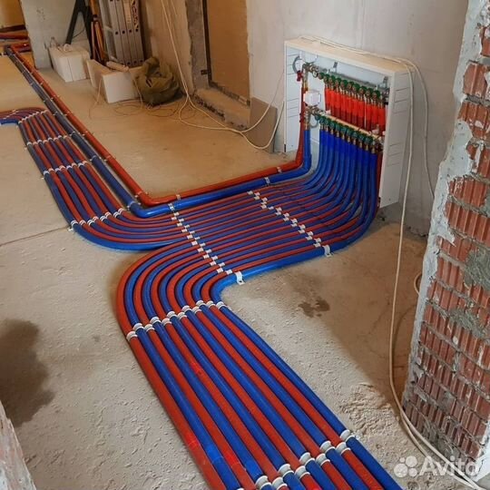 Монтаж отопление водоснабжение