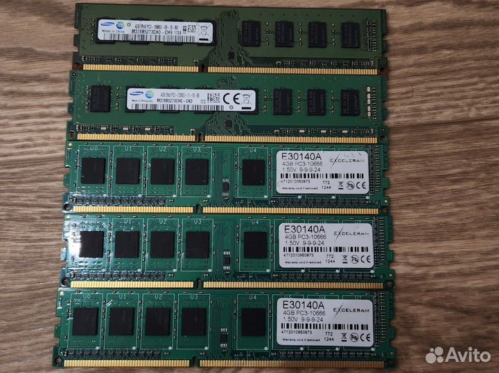 Оперативная память DDR3 (Samsung, Kingston и д. р)