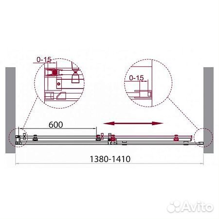 BelBagno acqua-BF-1-140-C-Cr