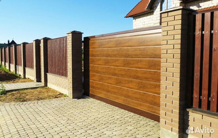 Забор из профнастила цена за метр качественно