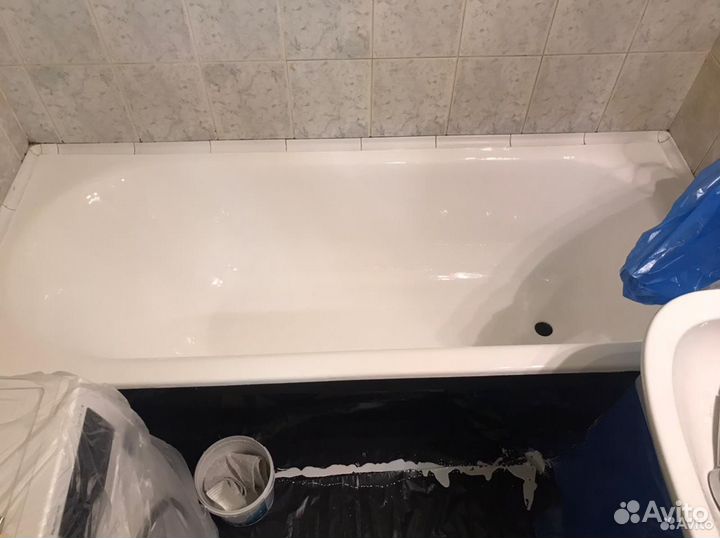 Реставрация ванн жидким акрилом или мрамором