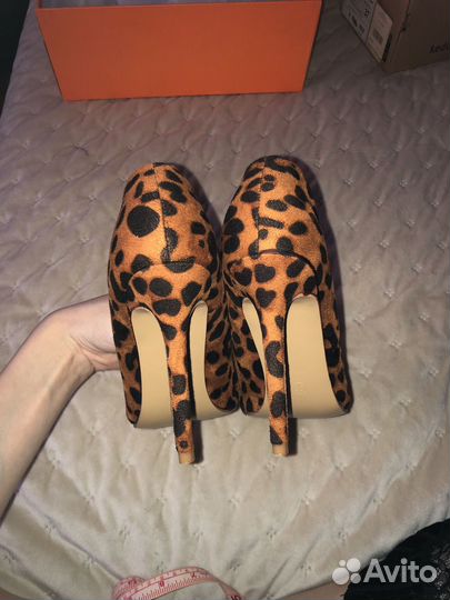 Туфли леопардовые 38