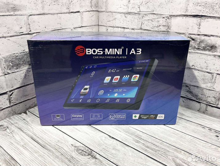 Магнитола 2din A 3 Bos-Mini 2/32, 7, 9 и 10 дюймов