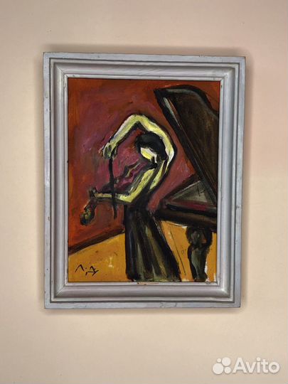 Картина Лев Дьяконицин, «Скрипачка», 2009 г