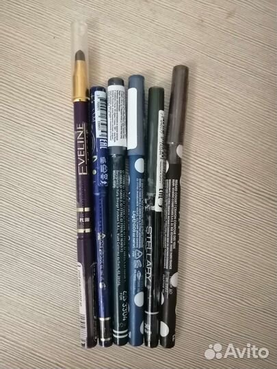 Карандаши, тушь для бровей и ресниц, лайнер