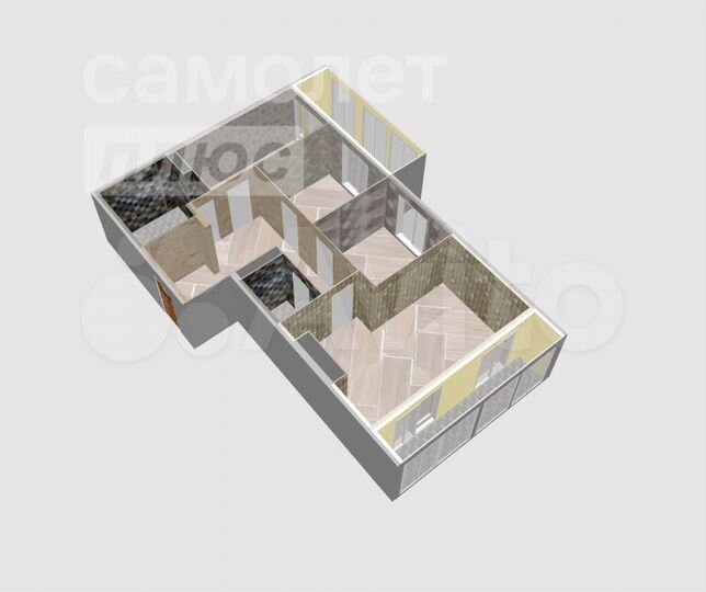 3-к. квартира, 94,2 м², 19/25 эт.