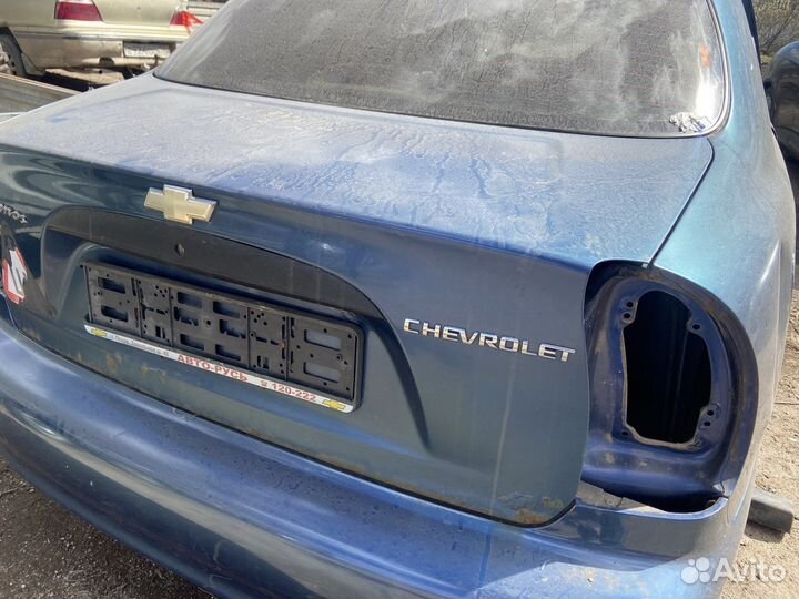 Бампер задний Chevrolet Lanos