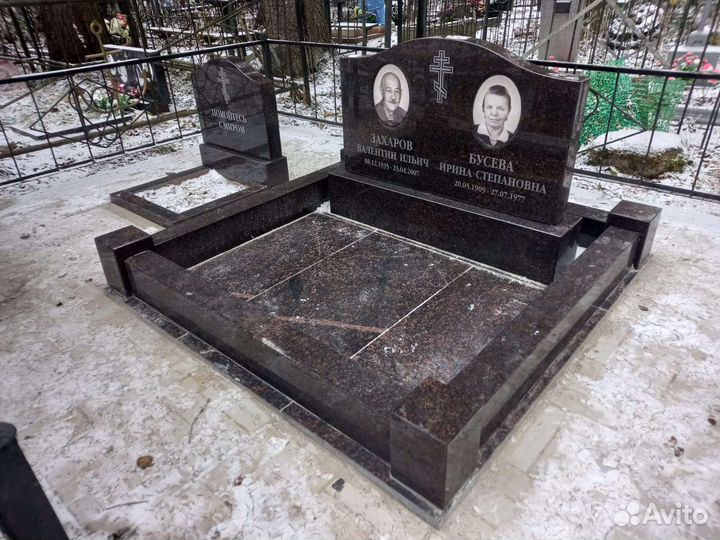 Установка памятников и благоустройство могил
