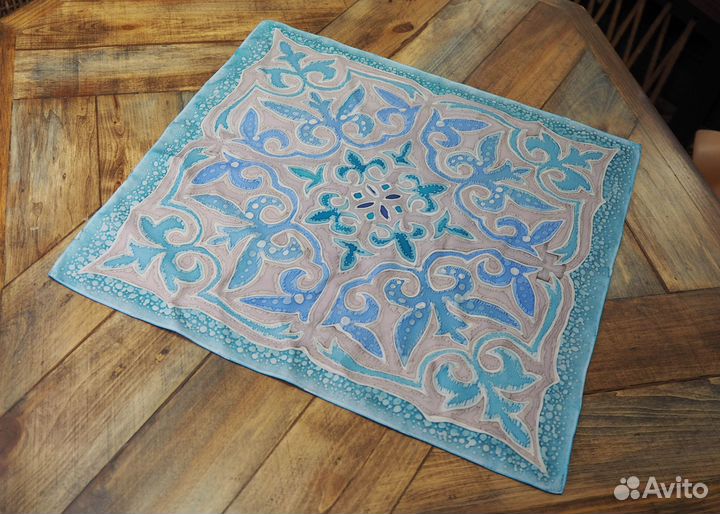 Платок - косынка ручной работы