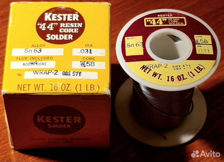 Припой Kester 44, Gardiner, Tamura Audio Grade