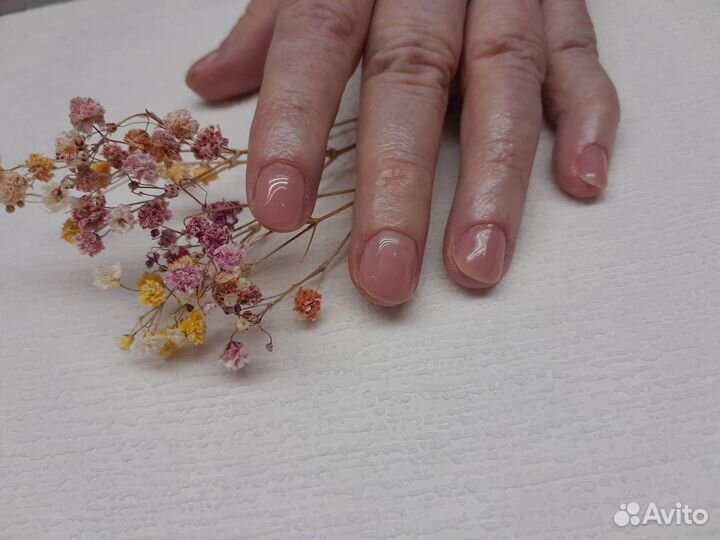 Маникюр с покрытием гель лак