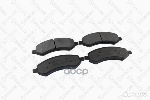 000 716B-SX колодки дисковые перед. с антискри