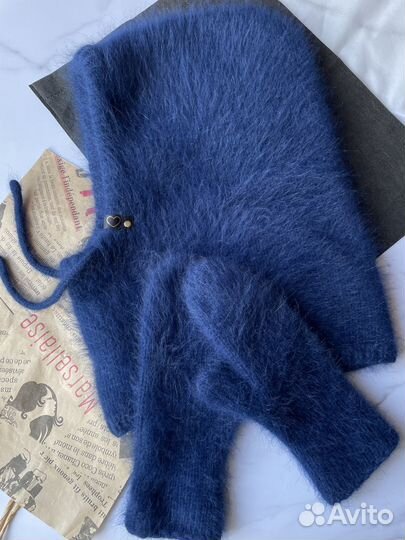 Капор вязаный