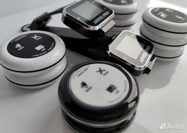 Кнопка вызова персонала, официанта, часы-пейджер