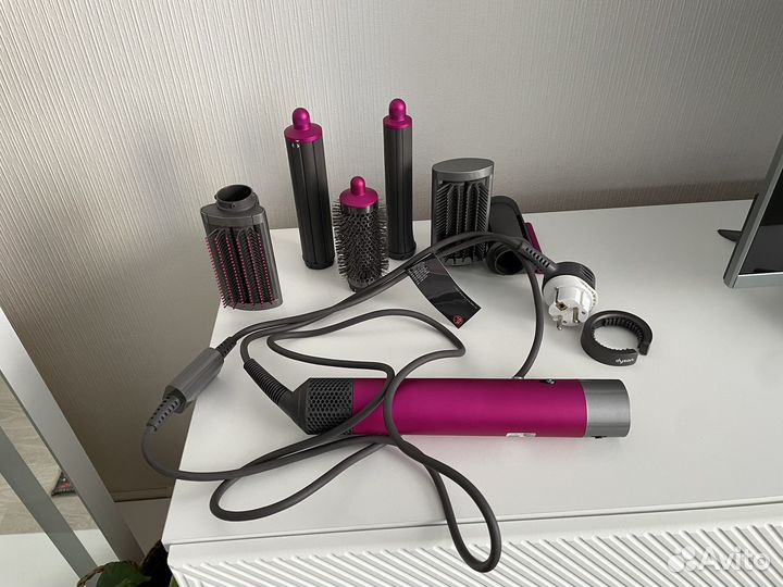 Dyson fuchsia and nickel long