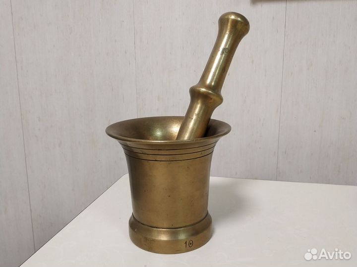 Ступка с пестиком бронза