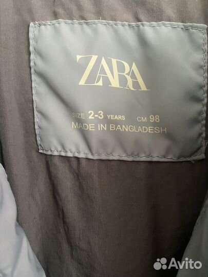 Куртка Zara демисезон на мальчика 2-3 года, 98 см