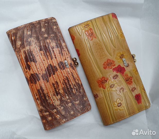 Кошелек Wanlima новый, натуральная кожа