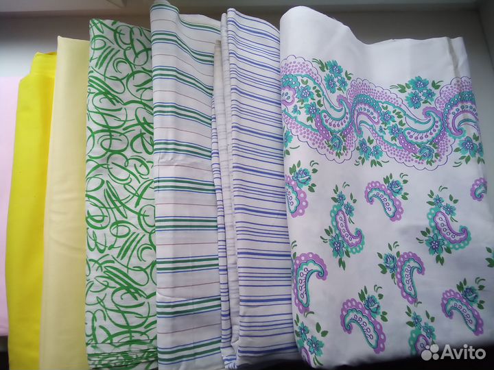 Отрез ткани хлопок СССР