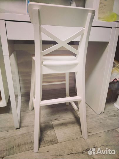 Стул детский IKEA ingolf белый