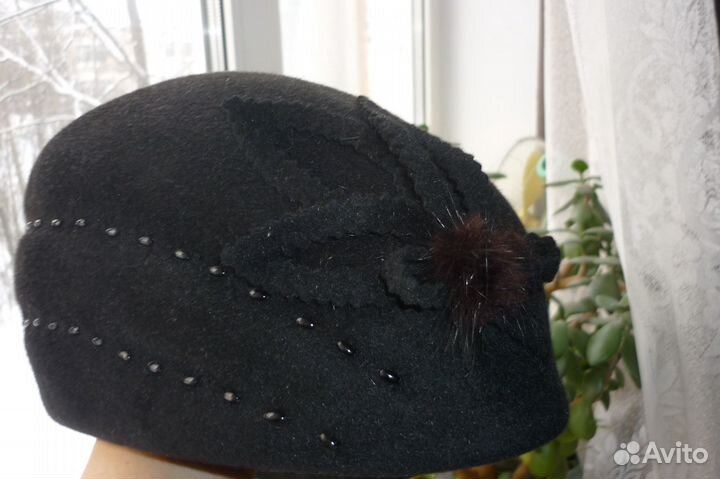 Шапка жен. фетр