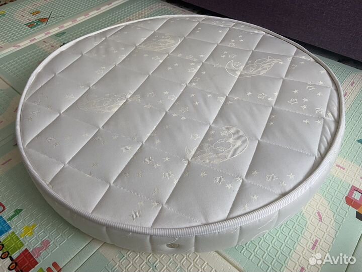Матрас детский круглый 75*75