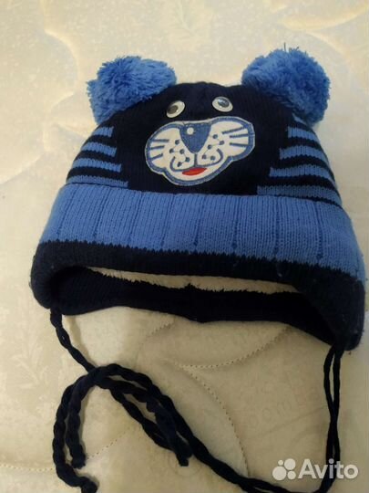 Шапка для мальчика - 1 года зима